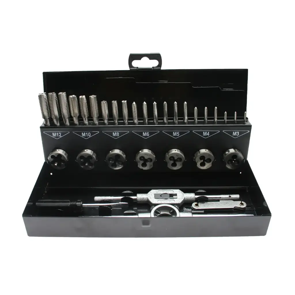 Keermelõikekomplekt M3-M12 32 tk