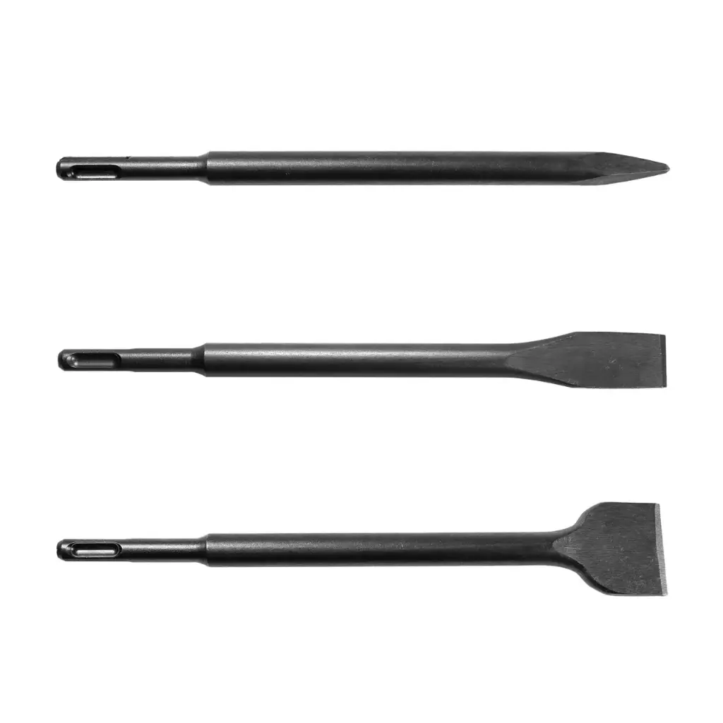 Chisel Set 3pcs Point, Flat, Spade Chisel