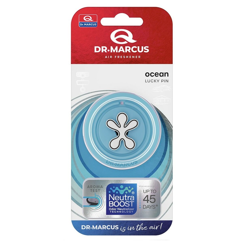 Car Air Freshener Dr Marcus Lucky Pin Ocean Plastic