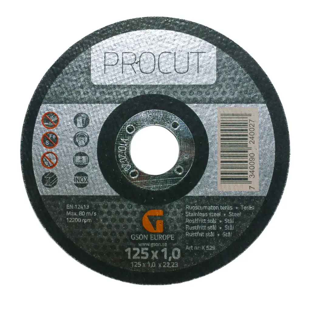 Lõikeketas Procut 125 x 1,0 x 22,23 mm