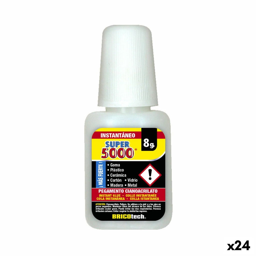 Instant Adhesive Bricotech Super 5000 8 g (24 Units)