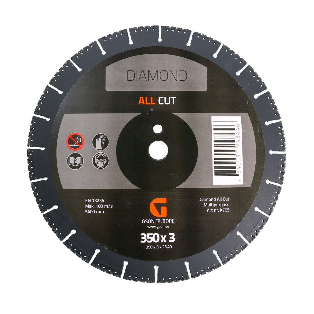 ALLCUT teemantlõikeketas 350x3,0x25,40 mm