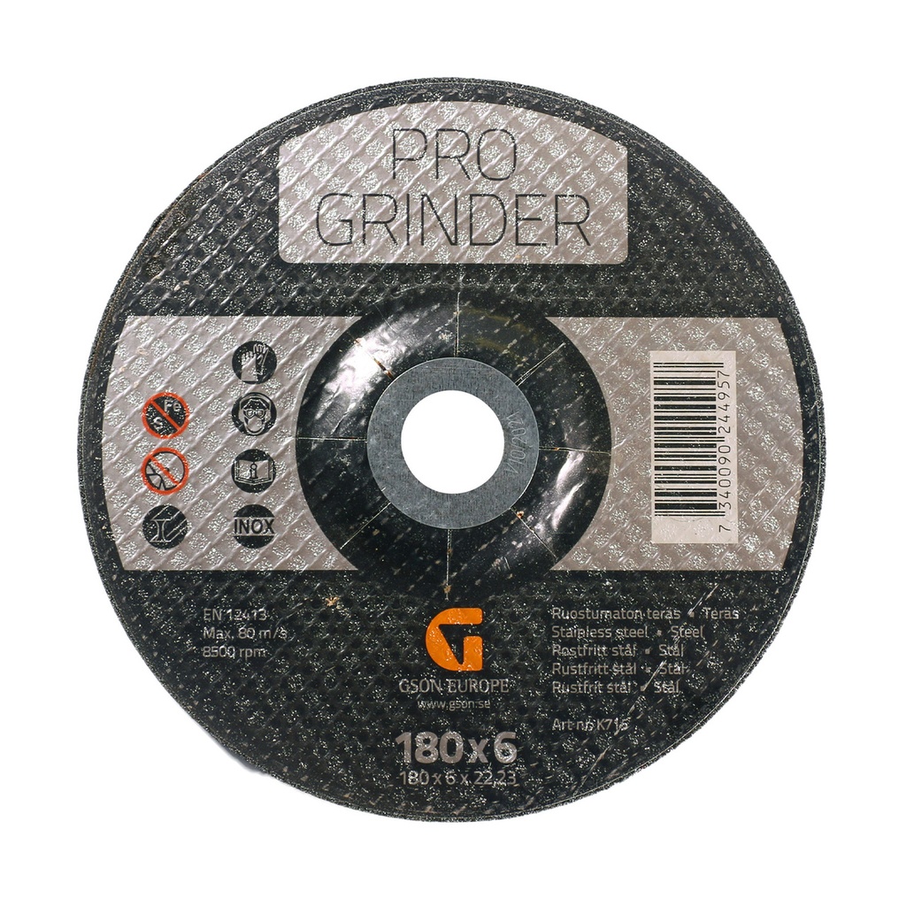 Lihvkettad Pro Grinder 180 x 6,0 x 22,23 mm
