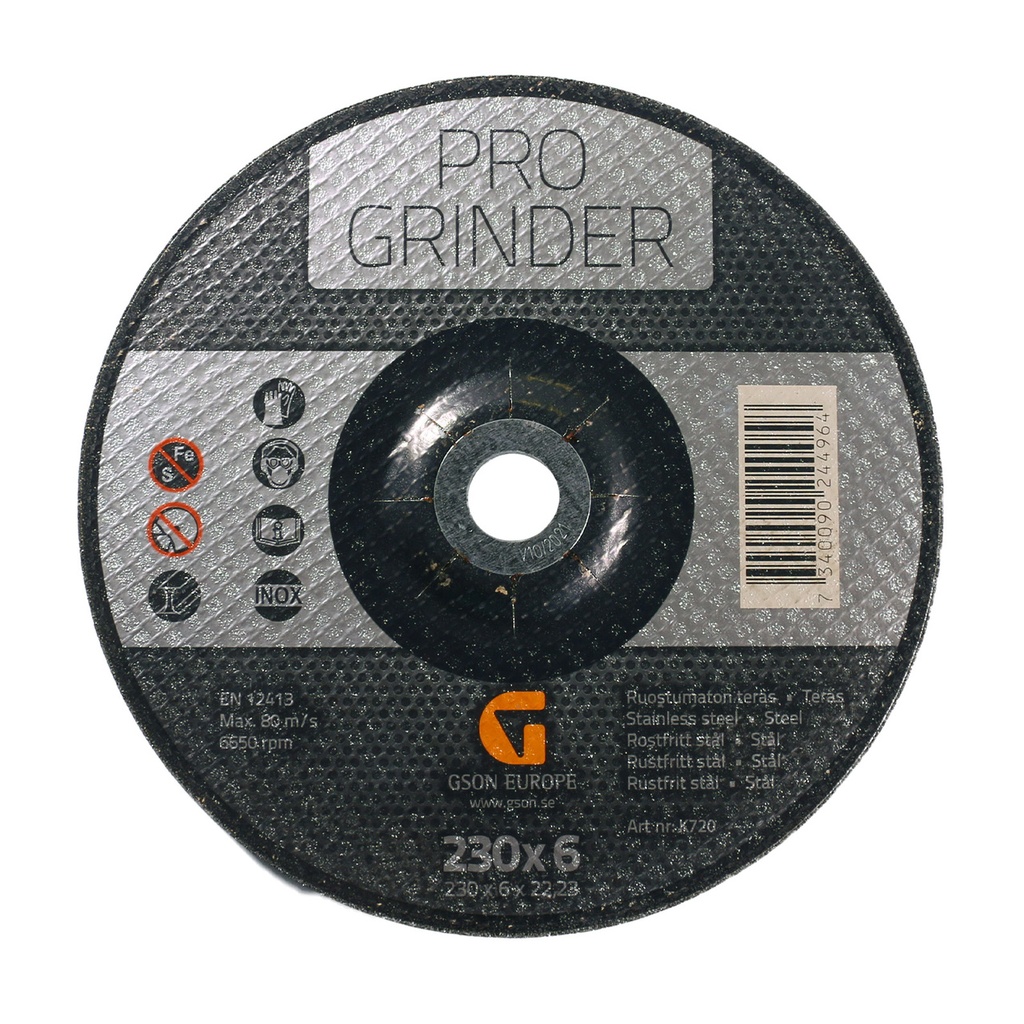 Шлифовальный диск Pro Grinder 230 x 6,0 x 22,23 мм