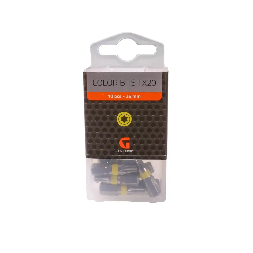 Color Bits Torx 20 25 mm 10st