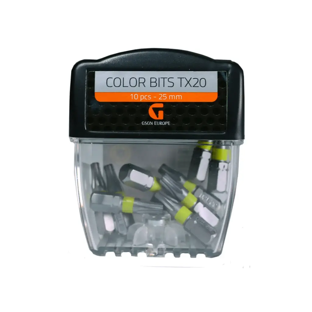 Цветные биты Torx 25 25 мм 10 шт.