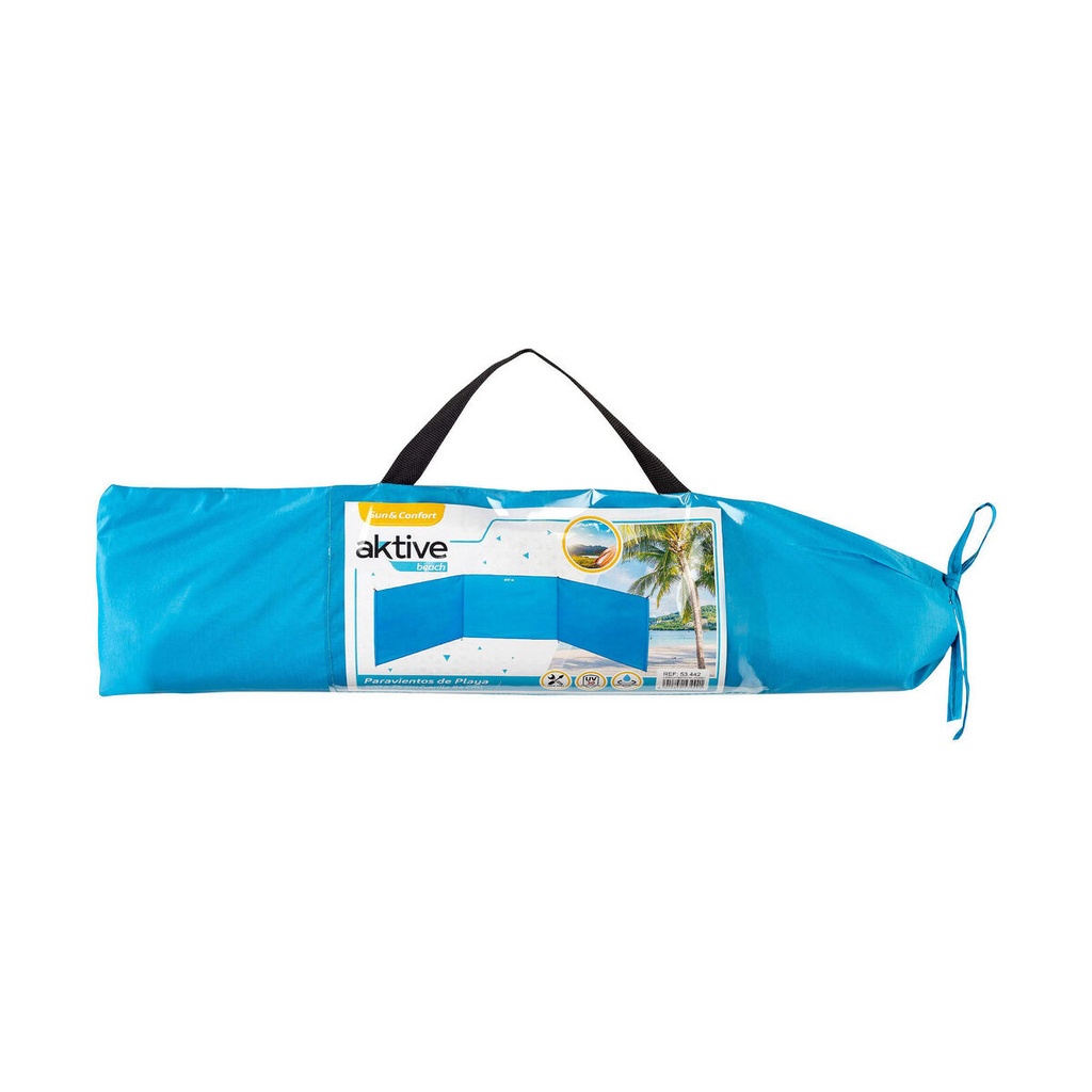 Beach Windscreen Aktive 200 x 75 x 84 cm Blue