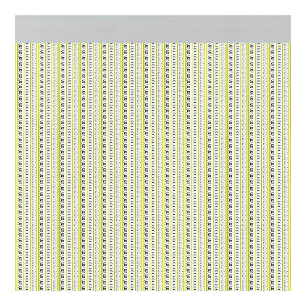 Curtain Acudam Brescia Doors Yellow Exterior PVC Aluminium 90 x 210 cm