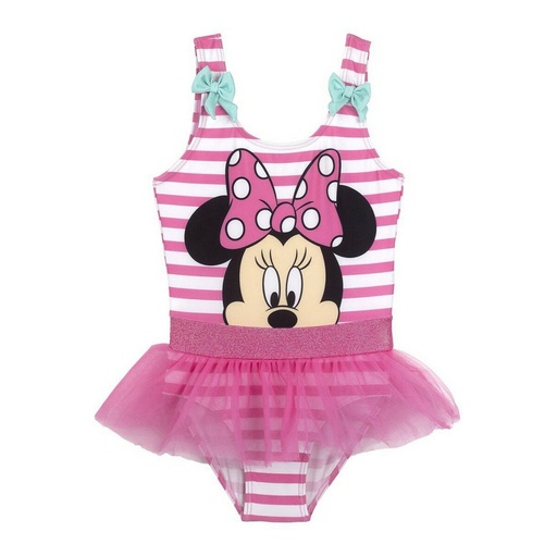 [S0730165] Swimsuit for Girls Minnie Mouse Pink