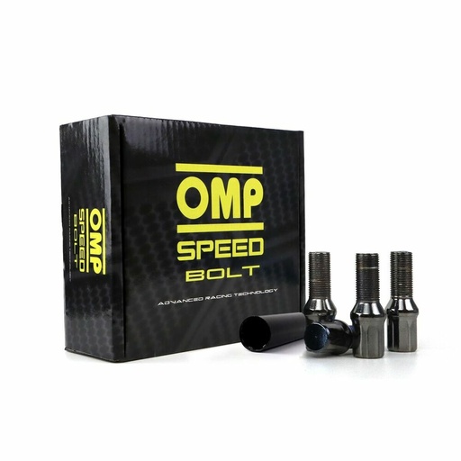 [S37101562] Set Nuts OMP 27 mm Anthracite 20 uds M12 x 1,25