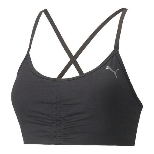 [S6439030] Sports Bra Puma Low Impact Studio Foundation Black