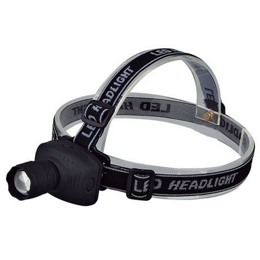 [S6501538] LED Head Torch TM Electron Zoom Black 3W