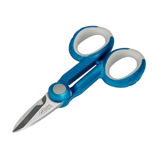 [S6500626] Electrician Scissors Ferrestock Blue Stainless steel Soft 138 mm