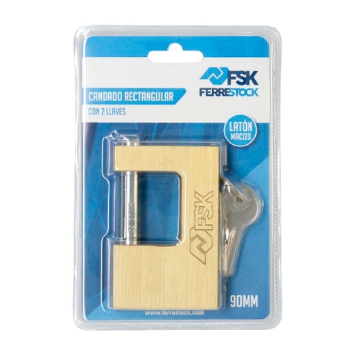 [S6500951] Key padlock Ferrestock 90 mm