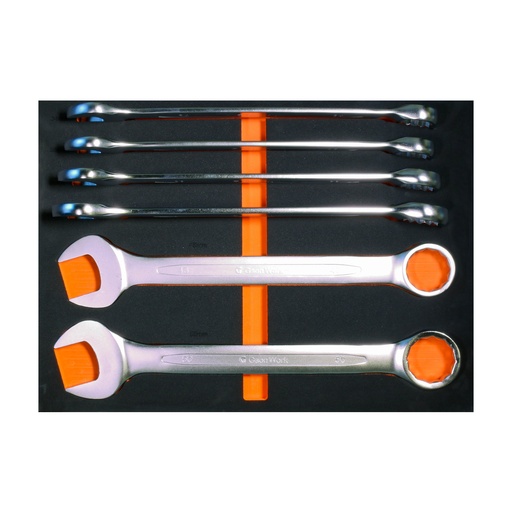 [500004] Inlay for trolley Combination Wrench Set 34,36,38,41,46,50 mm