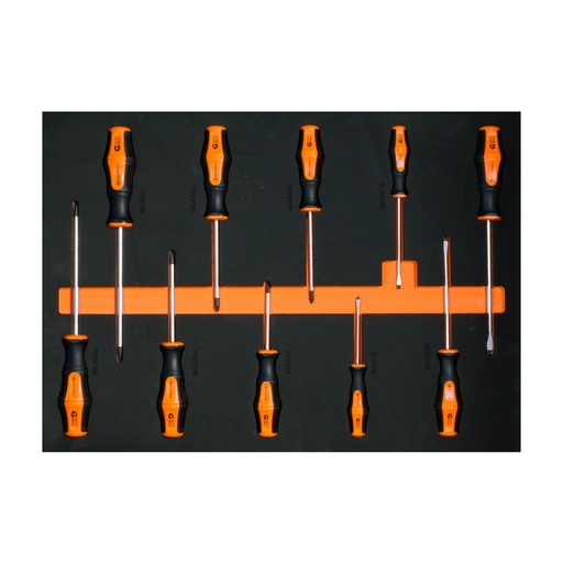 [500006] Inlay for trolley Screwdriver Set 10 pcs