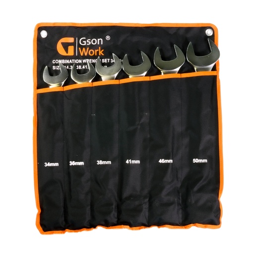 [502005] Combination Wrench Set 34,36,38,41,46,50 mm