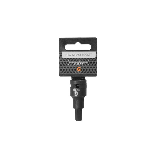 [505305] Hex Impact Socket 1/2"  5 mm x 55 mm