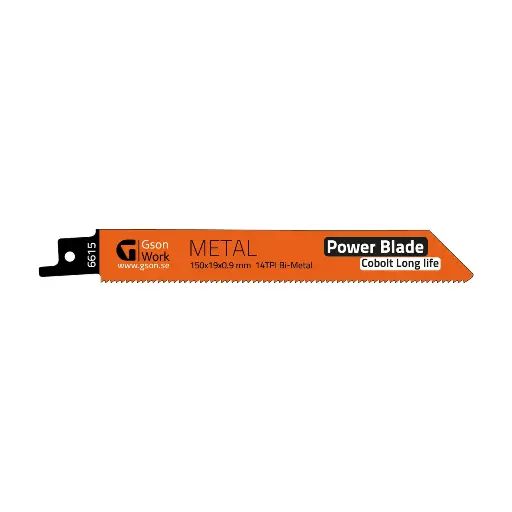 [6615] Tigerblade Metal 14, 150 x 19 x 0,9 mm , 14 TPI 10 pcs