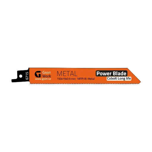 [6715] Tigerblade Metal 18, 150 x 19 x 0,9 mm, 18 TPI 10 pcs
