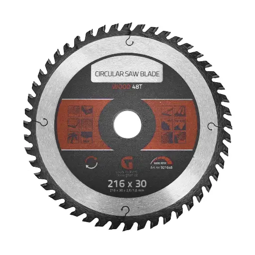 [921648] Circular Saw Blade Wood 48 T 216 x 30 x 2,6 / 1,6 mm