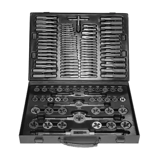 [B9990] Tap & Die Set Alloy Steel, Metric & Inch 110pcs