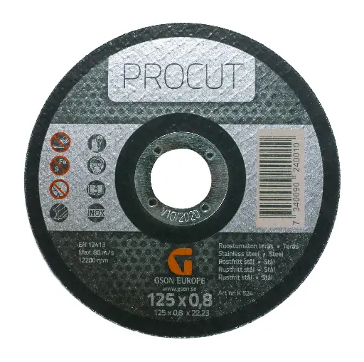 [K524] Procut 125 x 0,8 x 22,23 mm