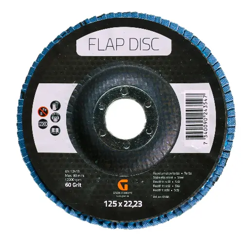 [K568] Flap Disc 125 x 22,23 mm, 60 Grit