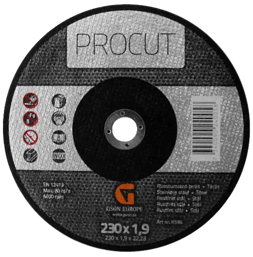 [K596] Procut 230 x 1,9 x 22,23 mm