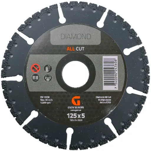 [K701] ALLCUT Diamond Cutting Disc 125x5,0x22,23 mm