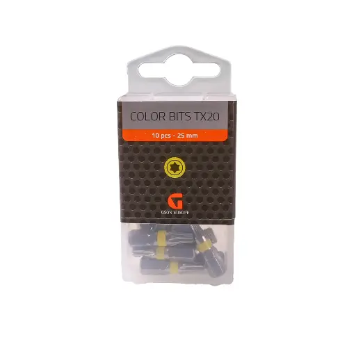 [T536] Color Bits Torx 20 25 mm 10st