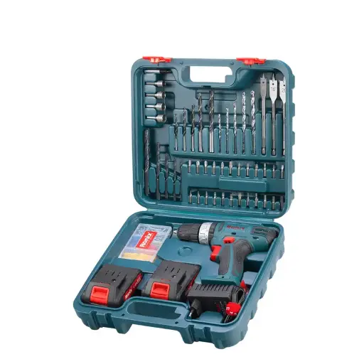 [RS-8019] 18V bevielis grąžtų komplektas-53 vnt-10mm-30N.m