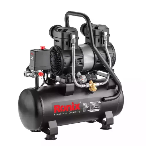 [RC-1012] Klusais gaisa kompresors 10L-1280W BEZ EĻĻAS