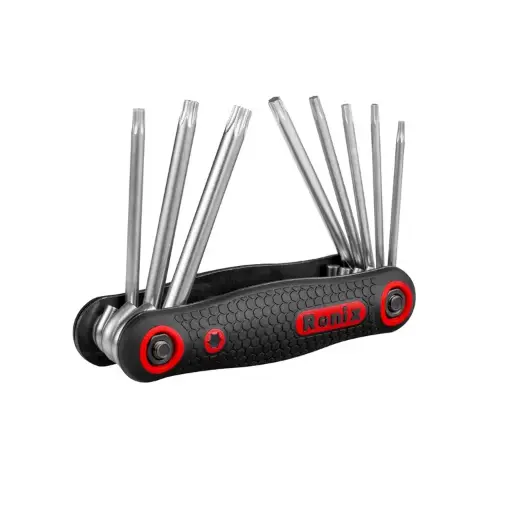 [RH-2021] Sulankstomas Torx raktų komplektas 8 dalių