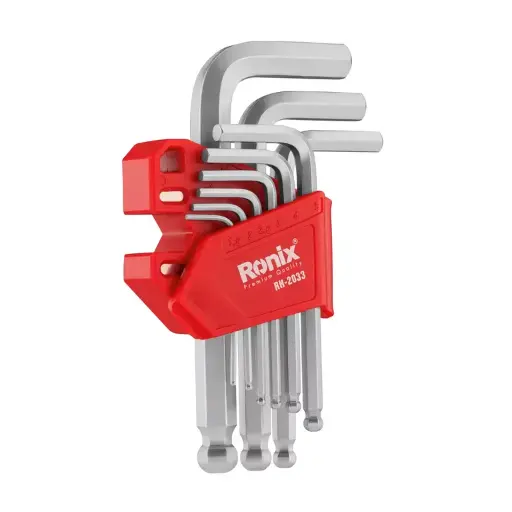 [RH-2033] Short Magnetic Hex Key 9pcs