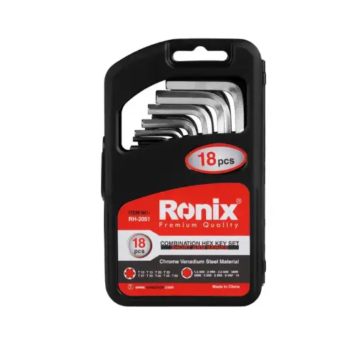 [RH-2051] Hex & Torx Key Set 18pcs