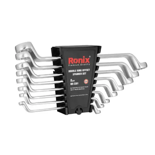 [RH-2301] Topeltrõnga nihkega mutrivõtmete komplekt 8tk