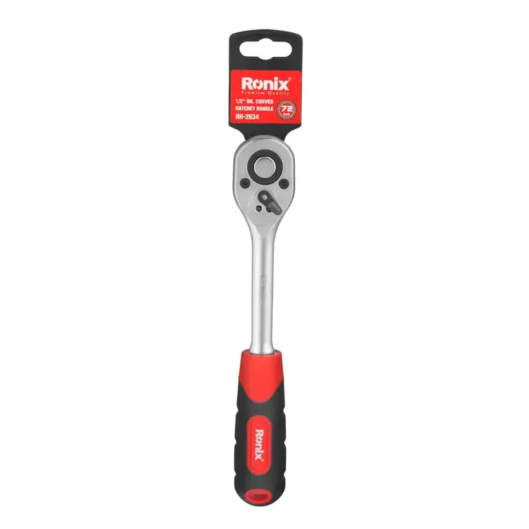 [RH-2634] Curved Ratchet Handle 10"