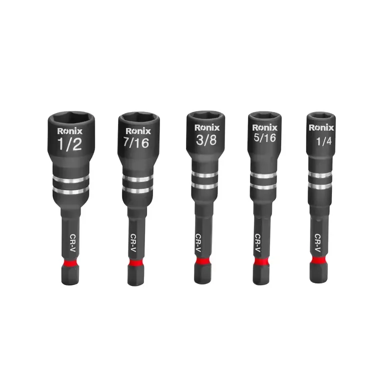 [RH-5457] Hex Shank Socket Set 5Pcs