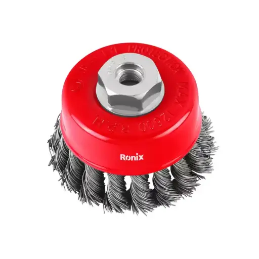 [RH-9942] Twisted Knot Cup Brush 75mm
