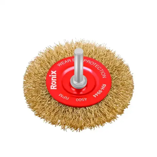 [RH-9944] Crimped Shaft Mounted Disc Brush 75mm
