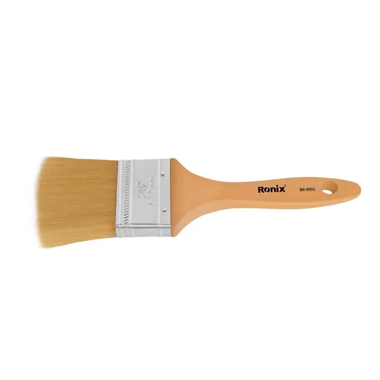[RH-9953] Medinės rankenos dažų teptukas 2 1/2"