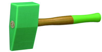 [01684000] Tinman´s hammer, PVC with hickory-handle, wedge