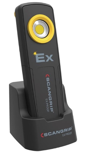 [03.5617] Darbo lempa Ex-Proof  Scangrip UNI-EX, 350lm, Zone 0/20, įkraunama, IP65