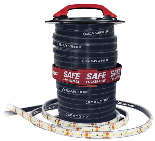 [03.5815] Gaismas lenta būvlaukumiem (LED lenta) 25m Scangrip ROPE LIGHT, 20000lm, IP65