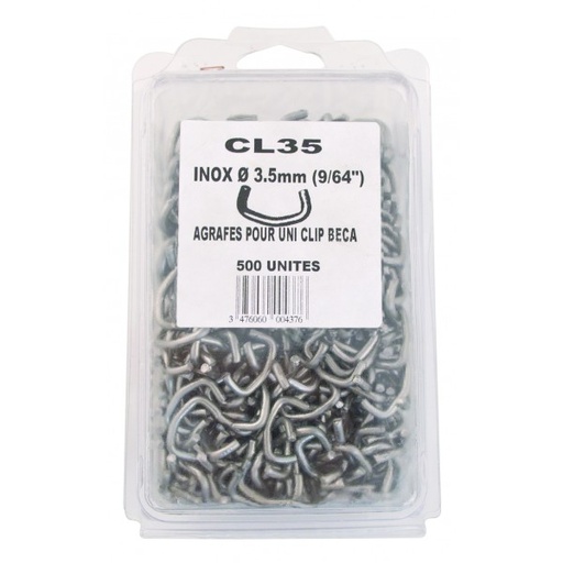 [043700] Klamber CL 35 roostevaba AISI 304 / 500 for UNICLIP