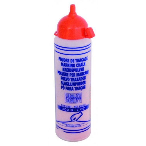 [063855] Kreida linijos atmušėjui, raudona 200g EDMA