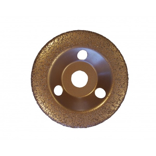 [092755] Hemiellipsoidal Grit 36 Fine Silver tungsten carbide universal abrasive disc - ABRADISC Ø125