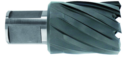 [10370011800] HSS TiAlN Core hole drill Weldon short series 18X60x30mm