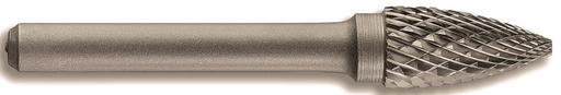 [10371811000] Kietmetalinė freza. Konusinė | T Line (Ø) 10 mm, kotelis 6 mm (plastikinė dežutė)